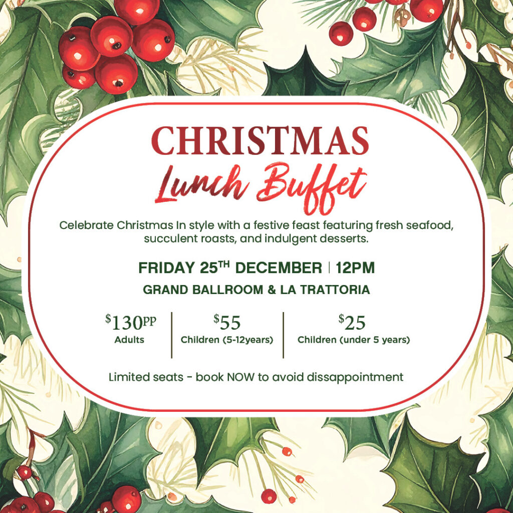 Christmas Lunch Buffet  Grand Ballroom