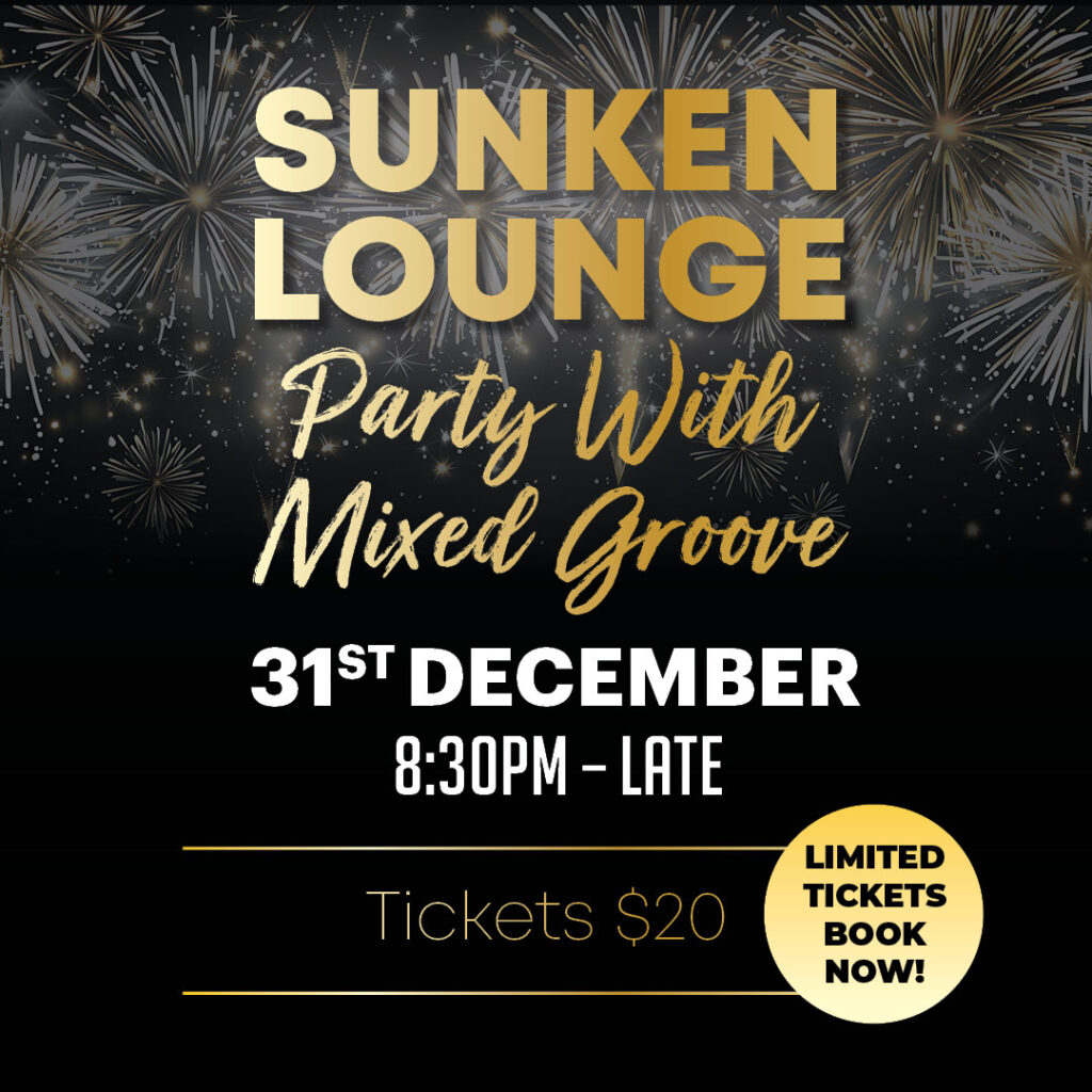 NYE 2025 – Party in the Sunken Lounge with Mixed Groove