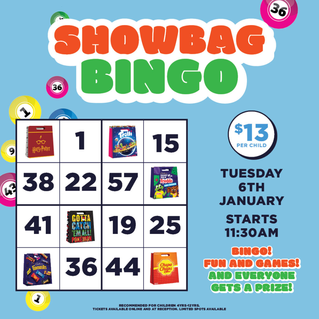 Showbag Bingo