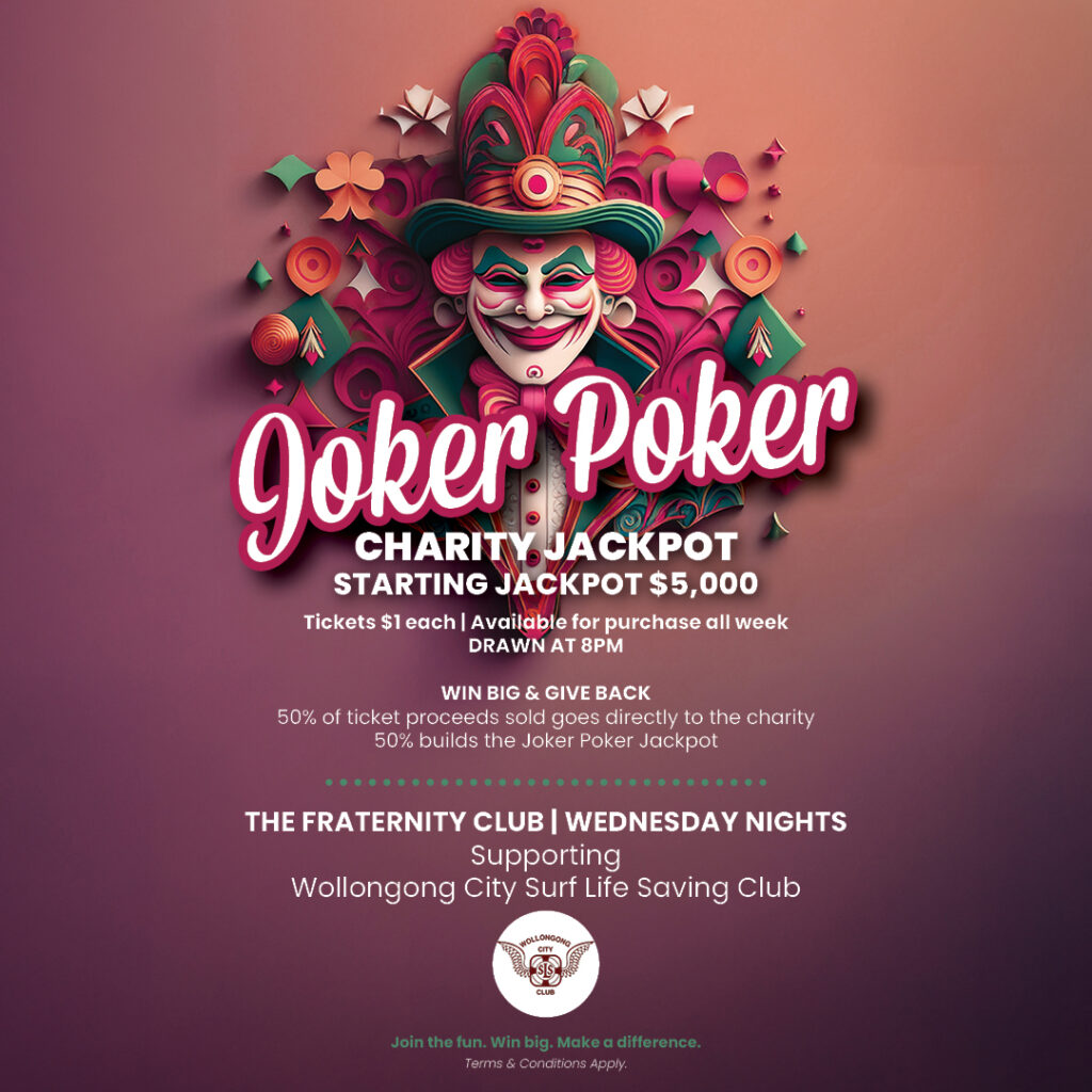 Joker Poker Charity Jackpot