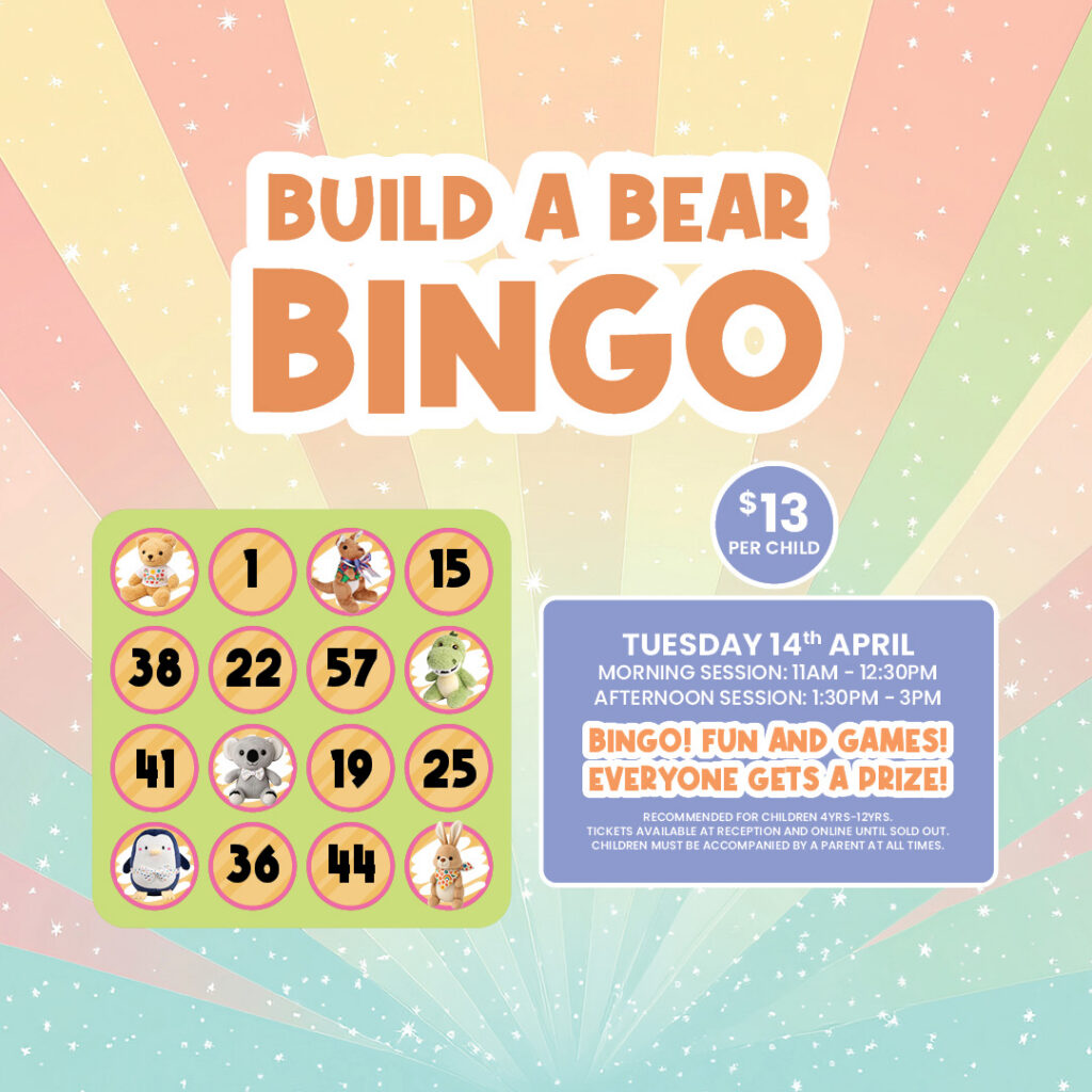 Build-A-Bear Bingo  Session 1