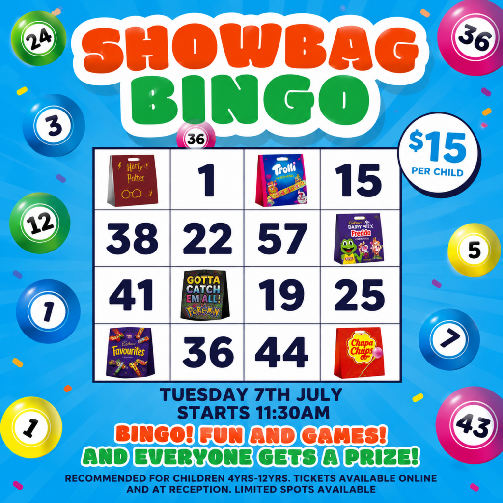 SHOWBAG BINGO
