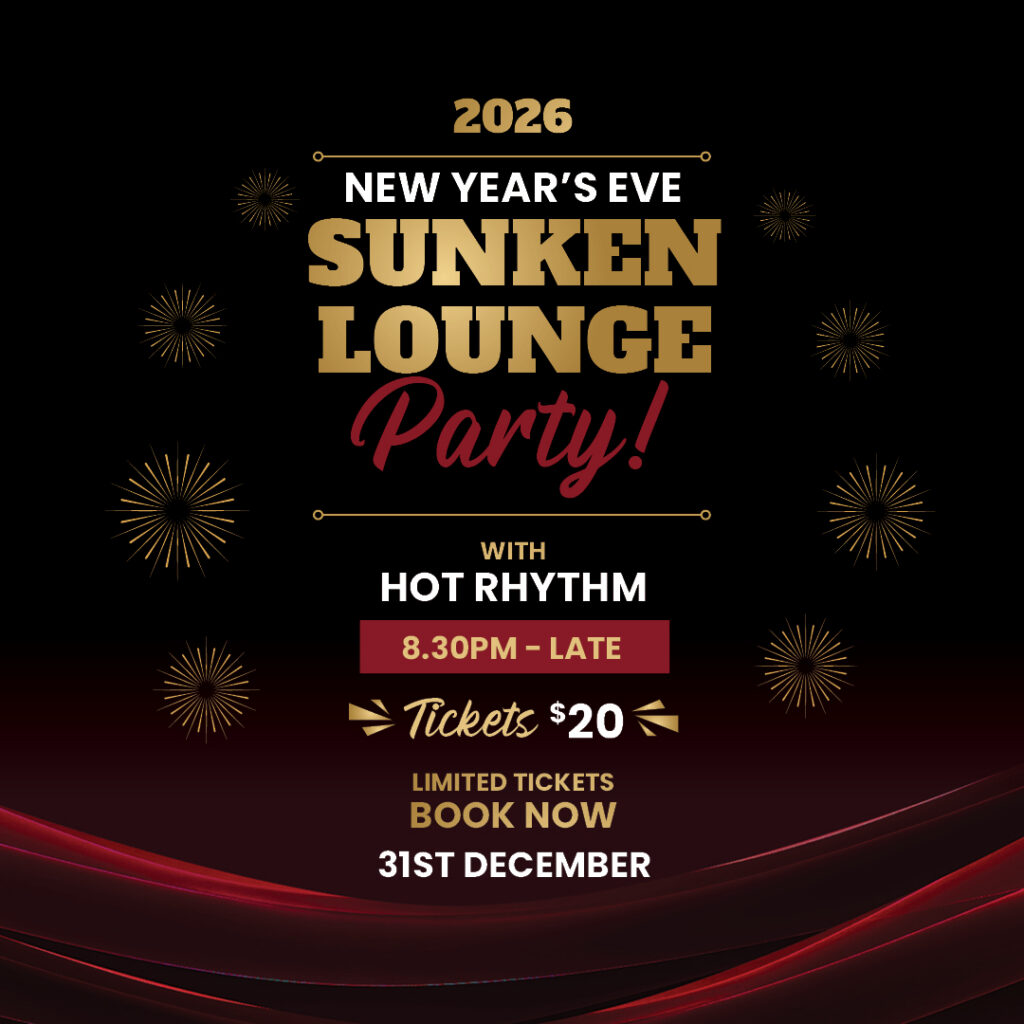 NYE 2026 – Party in the Sunken Lounge with Hot Rhythm