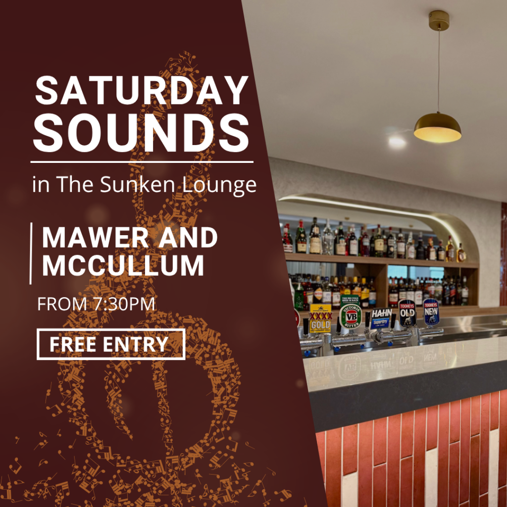 SATURDAY SOUNDS IN THE SUNKEN LOUNGE