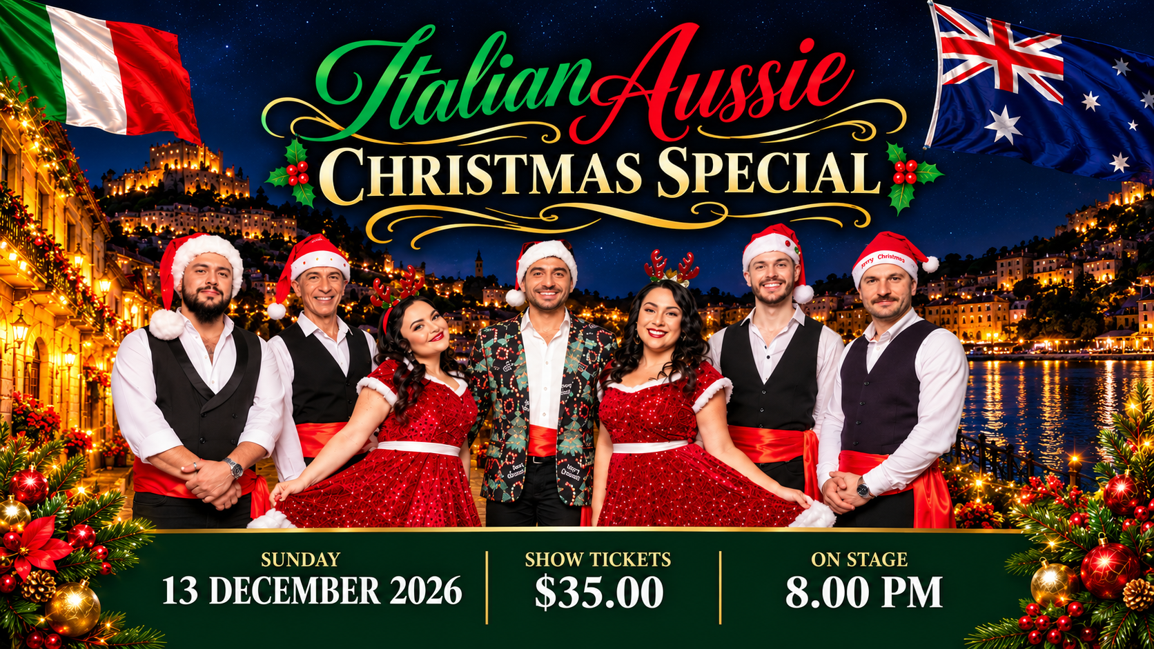 Terra di Calabria Band Italian Aussie Christmas Special at The Fraternity Club Wollongong 2026