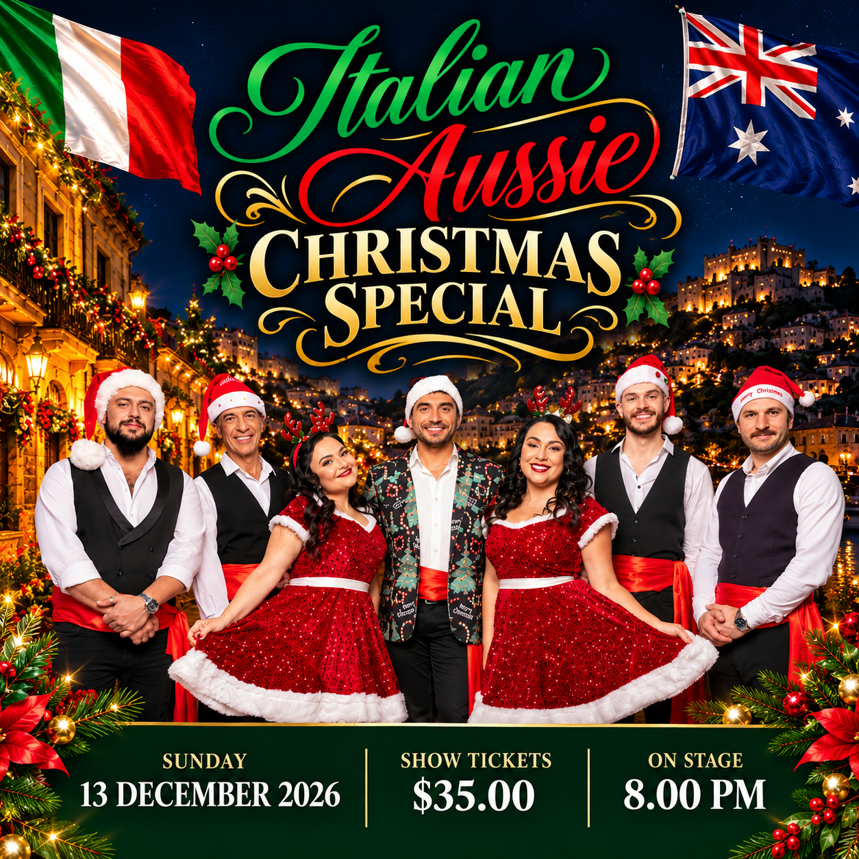 Terra di Calabria Band Italian Aussie Christmas Special at The Fraternity Club Wollongong 2026
